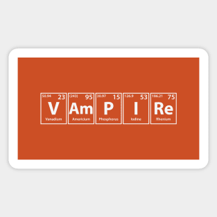 Vampire (V-Am-P-I-Re) Periodic Elements Spelling Sticker